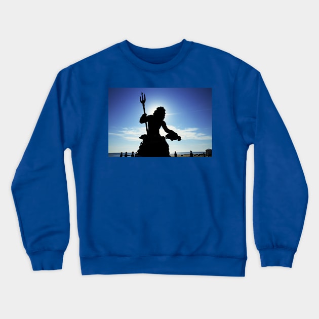 Neptune and the sea Crewneck Sweatshirt by thadz